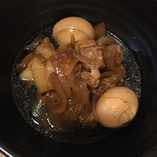 柔らかくて美味しい豚の角煮！圧力鍋使用